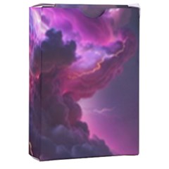 Cloud Heaven Storm Chaos Purple Playing Cards Single Design (rectangle) With Custom Box