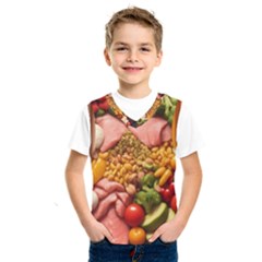 Fruit Snack Diet Bio Food Healthy Kids  Basketball Tank Top by Sarkoni