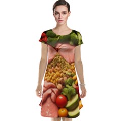 Fruit Snack Diet Bio Food Healthy Cap Sleeve Nightdress by Sarkoni