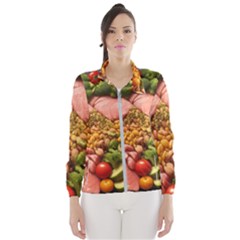 Fruit Snack Diet Bio Food Healthy Women s Windbreaker by Sarkoni