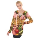 Fruit Snack Diet Bio Food Healthy Tie Up T-Shirt View1