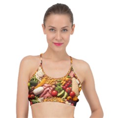 Fruit Snack Diet Bio Food Healthy Basic Training Sports Bra by Sarkoni