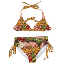 Fruit Snack Diet Bio Food Healthy Kids  Classic Bikini Set by Sarkoni