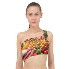 Fruit Snack Diet Bio Food Healthy Spliced Up Bikini Top  by Sarkoni