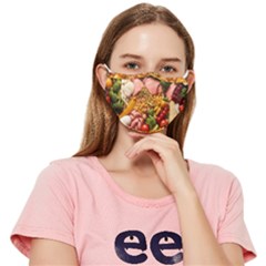 Fruit Snack Diet Bio Food Healthy Fitted Cloth Face Mask (adult)