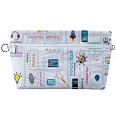 Illustrations Startup Business Organization Handbag Organizer