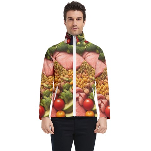 Fruit Snack Diet Bio Food Healthy Men s Bomber Jacket by Sarkoni