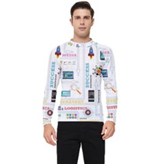 Illustrations Startup Business Organization Men s Long Sleeve Rash Guard by Sarkoni