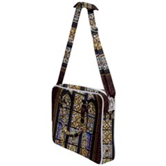 Stained Glass Window Old Antique Cross Body Office Bag by Sarkoni