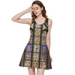 Stained Glass Window Old Antique Inside Out Racerback Dress by Sarkoni