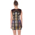 Stained Glass Window Old Antique Lace Up Front Bodycon Dress View2