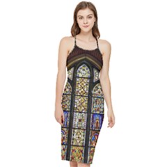 Stained Glass Window Old Antique Bodycon Cross Back Summer Dress by Sarkoni