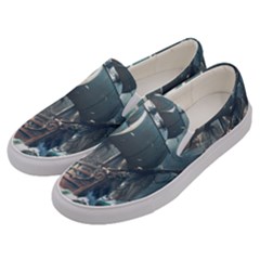 Pirate Ship Boat Sea Ocean Storm Men s Canvas Slip Ons by Sarkoni