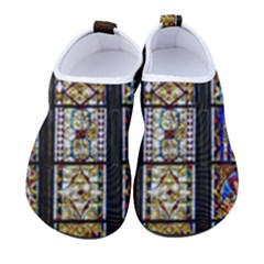 Stained Glass Window Old Antique Men s Sock-style Water Shoes by Sarkoni