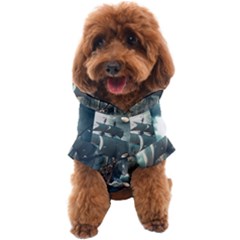 Pirate Ship Boat Sea Ocean Storm Dog Coat by Sarkoni