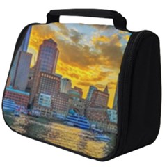 Boston Skyline Cityscape River Full Print Travel Pouch (big) by Sarkoni