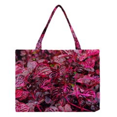 Red Leaves Plant Nature Leaves Medium Tote Bag by Sarkoni