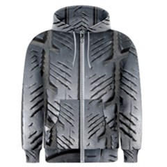 Mature Black Auto Altreifen Rubber Pattern Texture Car Men s Zipper Hoodie by Amaryn4rt