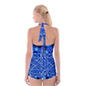 Network Connection Structure Knot Boyleg Halter Swimsuit  View2