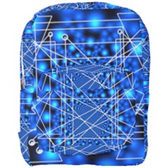 Network Connection Structure Knot Full Print Backpack by Amaryn4rt