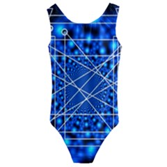 Network Connection Structure Knot Kids  Cut-out Back One Piece Swimsuit by Amaryn4rt