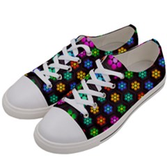 Pattern Background Colorful Design Men s Low Top Canvas Sneakers by Amaryn4rt