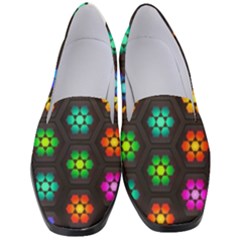 Pattern Background Colorful Design Women s Classic Loafer Heels by Amaryn4rt