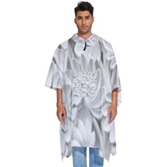 Pattern Motif Decor Men s Hooded Rain Ponchos