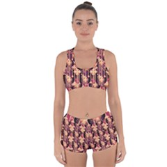 Seamless Pattern Racerback Boyleg Bikini Set by Amaryn4rt