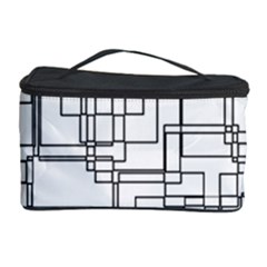 Structure Pattern Network Cosmetic Storage Case by Amaryn4rt