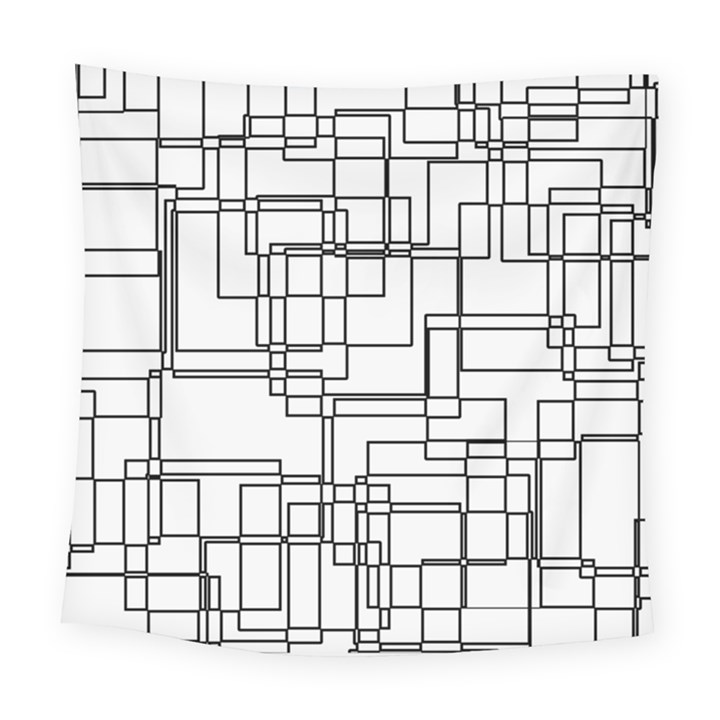 Structure Pattern Network Square Tapestry (Large)