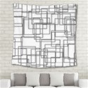 Structure Pattern Network Square Tapestry (Large) View2