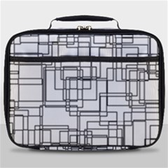 Structure Pattern Network Full Print Lunch Bag by Amaryn4rt