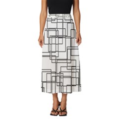 Structure Pattern Network Classic Midi Chiffon Skirt by Amaryn4rt