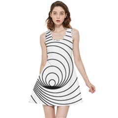 Spiral Eddy Route Symbol Bent Inside Out Reversible Sleeveless Dress by Amaryn4rt