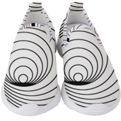 Spiral Eddy Route Symbol Bent Kids  Slip On Sneakers by Amaryn4rt