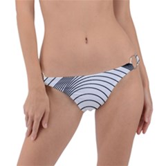 Spiral Eddy Route Symbol Bent Ring Detail Bikini Bottoms by Amaryn4rt