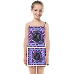 Abstract Sphere Room 3d Design Kids  Summer Sun Dress by Amaryn4rt