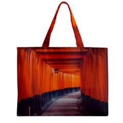 Architecture Art Bright Color Zipper Mini Tote Bag