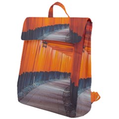 Architecture Art Bright Color Flap Top Backpack