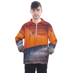 Architecture Art Bright Color Men s Half Zip Pullover