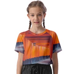 Architecture Art Bright Color Kids  Basic T-shirt by Amaryn4rt