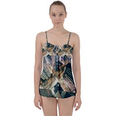 Architecture Buildings City Babydoll Tankini Set