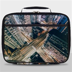 Architecture Buildings City Full Print Lunch Bag by Amaryn4rt