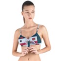 Camera Vector Illustration Tie Up Cut Bikini Top View1