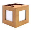 Camera Vector Illustration Wood Photo Frame Cube View1