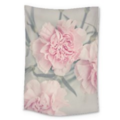 Cloves Flowers Pink Carnation Pink Large Tapestry by Amaryn4rt