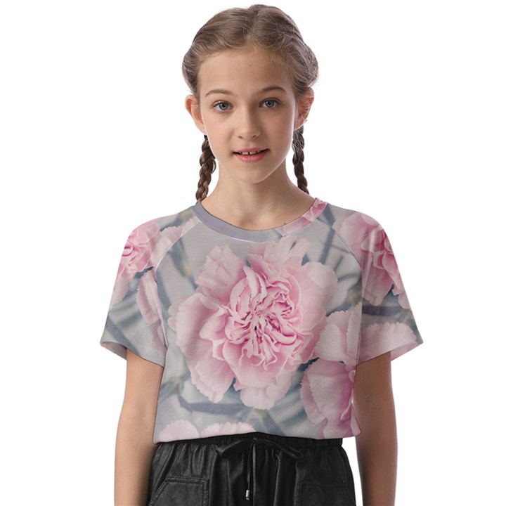 Cloves Flowers Pink Carnation Pink Kids  Basic T-Shirt