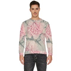 Cloves Flowers Pink Carnation Pink Men s Fleece Sweatshirt by Amaryn4rt