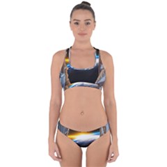 Door Breakthrough Door Sunburst Cross Back Hipster Bikini Set by Amaryn4rt